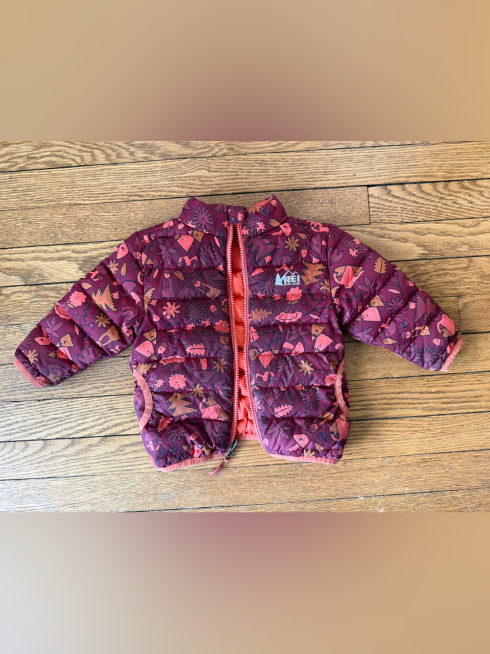 REI Kids Reversible Puffer Jacket - Size 18 Months